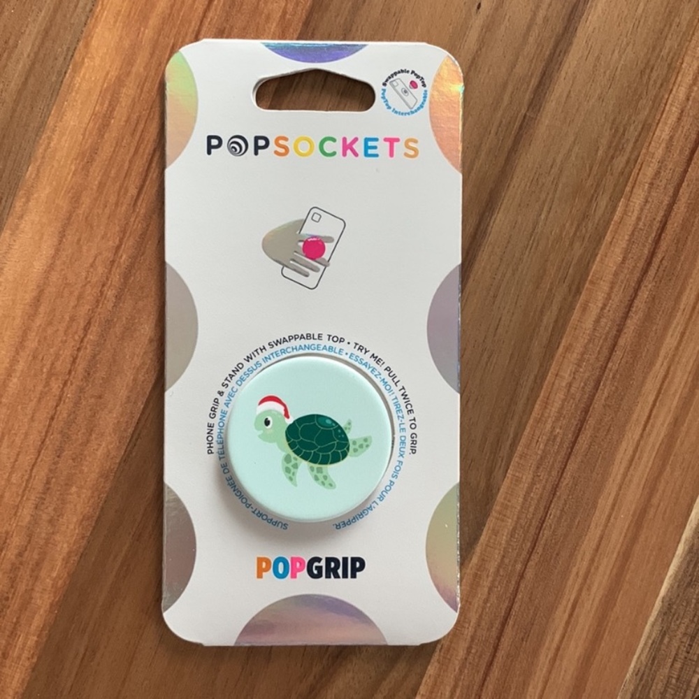 PopSocket PopGrip Santa Turtle - Picture 4 of 7